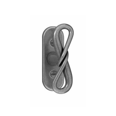 Bouton sur platine Hématite