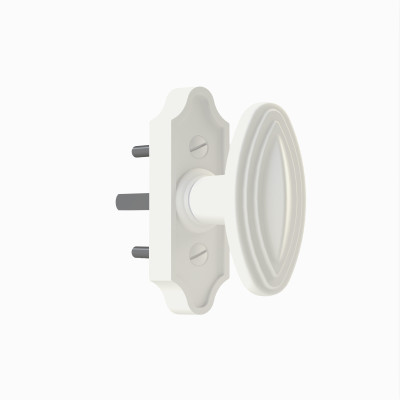Rosette CZ3 zamak bouton médium confort